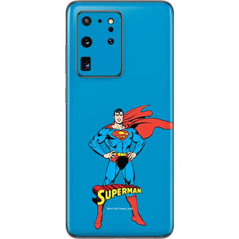 DC Comics Superman Classic Art Pose Galaxy S20 Ultra 5G Skin